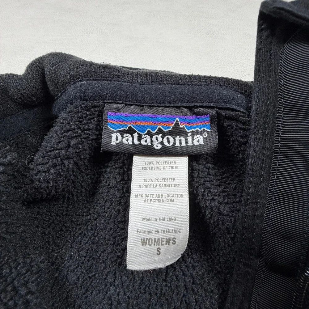 Patagonia Better Sweater‎ 1/4 Zip Fleece Pullover Black Womens Small 25527